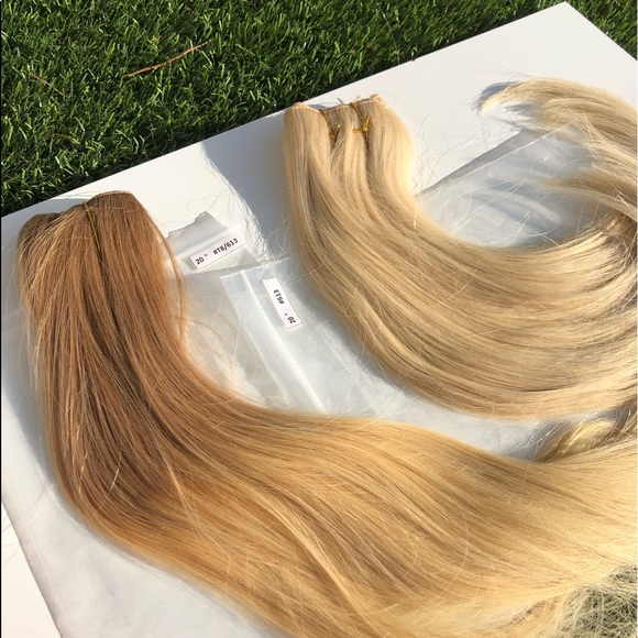 Hair Colors for Halo type Extension 8/ Ombré 8/613 - Picture 6 of 8